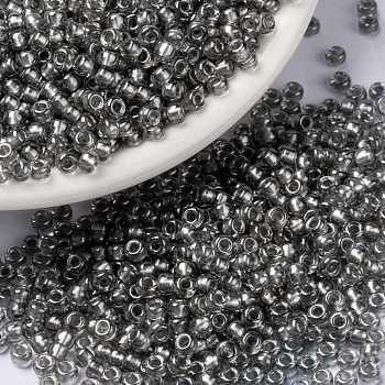 MIYUKI Round Rocailles Beads, Japanese Seed Beads, (RR2266) Fancy Lined Ice, 8/0, 3mm, Hole: 1mm, about 422~455pcs/bottle, 10g/bottle
