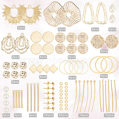 Sunnyclue DIY-Geometrie-Ohrstecker-Herstellungsset(DIY-SC0020-53)-2