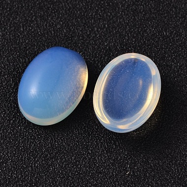 18mm AliceBlue Oval Opalite Cabochons