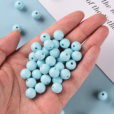 Opaque Acrylic Beads(X-MACR-S370-C10mm-A07)-5