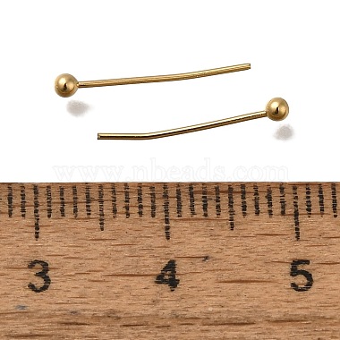 Brass Ball Head Pins(KK-H502-03K-G)-3