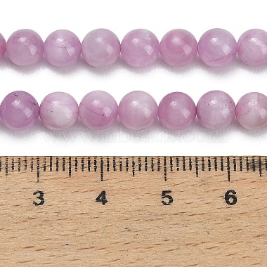 Natural Kunzite Beads Strands(X-G-F835-A01-6mm)-5