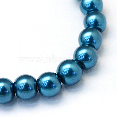 Chapelets de perles rondes en verre peint(X-HY-Q003-6mm-06)-2