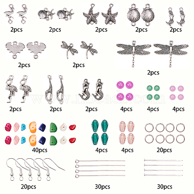 Fabrication de boucles d'oreilles Sunnyclue DIY(DIY-SC0005-65)-2