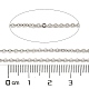 цепи из плоского троса из серебра 925 пробы с родиевым покрытием 925(STER-F052-04P-03)-2