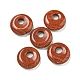 Natural Red Jasper Donut/Pi Disc Charms(G-G142-02K)-1