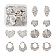 24pièces 6 style 304 et 201 pendentifs en acier inoxydable(STAS-TA0004-79)-1