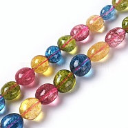 Natural Quartz Beads Strands, Tumbled Stone, Nuggets, Dyed & Heated, Colorful, 8~12x7~9mm, Hole: 1mm, about 41pcs/strand, 15.4 inch(39cm)(G-L493-17A)
