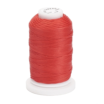 Waxed Polyester Cord, Flat, Red, 1mm, about 76.55 yards(70m)/roll