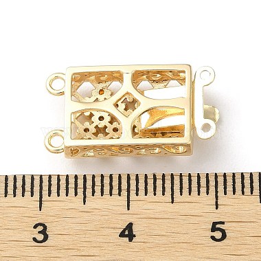 Latón micro pave cubic zirconia cierre de caja(KK-F862-32G-01)-3