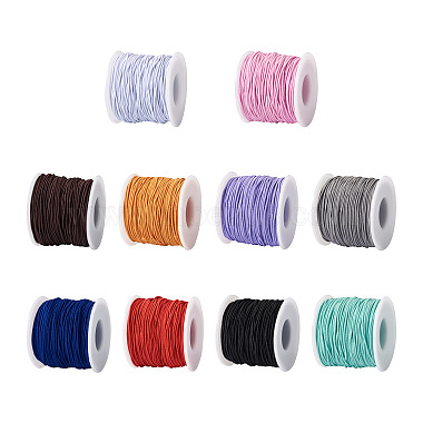 10 Rolls 10 Colors Polyester Elastic Cords(EW-CD0001-01)-1