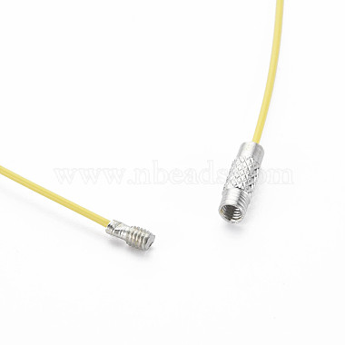Stainless Steel Wire Necklace Cord DIY Jewelry Making(TWIR-R003-02)-5