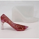 DIY 3D High-heeled Shoes Silicone Molds(AJEW-D046-20)-1
