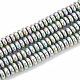 Electroplate Non-magnetic Synthetic Hematite Beads Strands(G-N0318-01C)-1