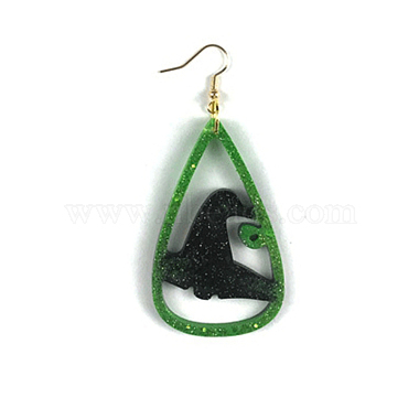 DIY Teardrop with Witch's Hat Pendants Silicone Molds(DIY-D060-10)-5