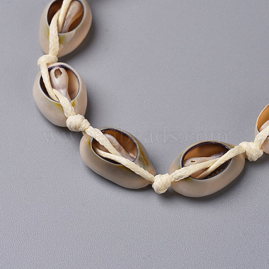 Cowrie Shell Choker Necklaces(NJEW-JN02388-01)-3