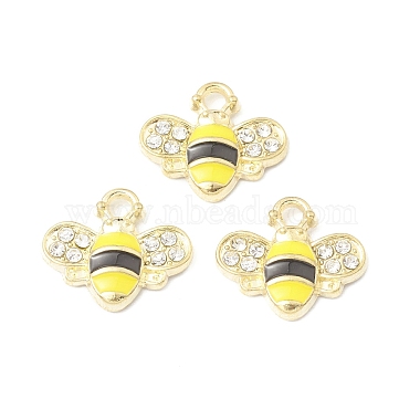 Golden Plated Alloy Enamel Charms(ENAM-G212-18G-06)-3