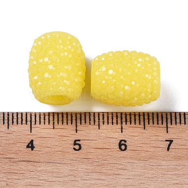 perles de couleur gelée européenne en résine opaque(RESI-B025-02A-07)-3