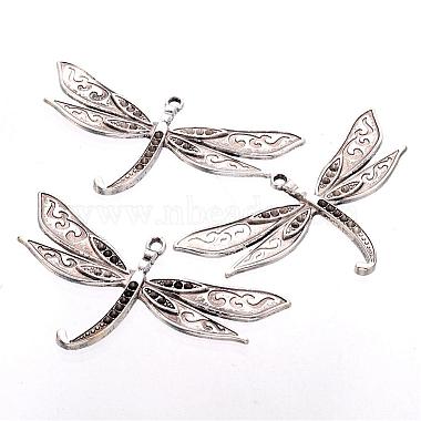 Antique Silver Dragonfly Alloy