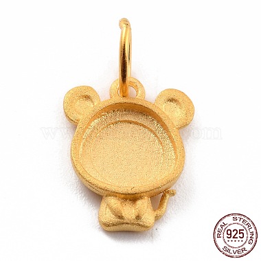 Golden Mouse Sterling Silver