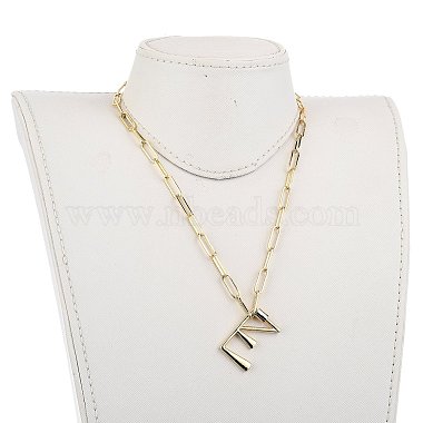 Ожерелья с подвеской-карабином из латуни(NJEW-JN03011-03)-6