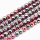 Electroplate Non-magnetic Synthetic Hematite Beads Strands(X-G-L486-C-02)-1