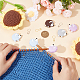 DIY Hedgehog Silicone Beads Knitting Needle Protectors/Knitting Needle Stoppers with Stitch Markerss(IFIN-NB0001-57)-3