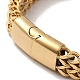 PVD Vacuum Plating 201 Stainless Steel Wheat Chain Bracelets for Women Men(BJEW-H612-06B-G)-3