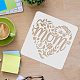 Plastic Reusable Drawing Painting Stencils Templates(DIY-WH0172-388)-3