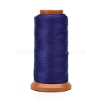 Polyester Threads, for Jewelry Making, Midnight Blue, 0.12mm, about 1640.41 yards(1500m)/roll(NWIR-G018-A-10)