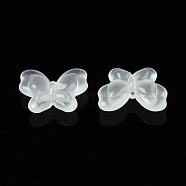 Luminous Acrylic Beads, Glow in the Dark, Butterfly, Clear, 17.5x21x6mm, Hole: 1.8mm, about 415pcs/500g(MACR-N009-012-A01)