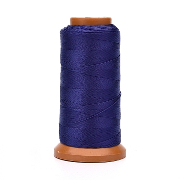 Polyester Threads, for Jewelry Making, Midnight Blue, 0.12mm, about 1640.41 yards(1500m)/roll