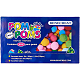 1 Box(400pcs) Pom Poms Craft Making Assorted Sizes & Colors High-elastic Good Quality Pom Poms Creative Craft DIY Material(DIY-BC0001-02)-3
