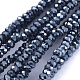 Electroplate Glass Beads Strands(GLAA-F079-EP04)-1