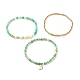 3Pcs Natural Agate & Pearl Beaded Stretch Bracelets Set(BJEW-JB08089-05)-4