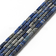 Natural Lapis Lazuli Beads Strands, Column, 7~8x4mm, Hole: 0.9mm, about 54pcs/strand, 15.47''(39.3cm)(G-I326-05B)