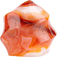 Natural Red Agate Torch Display Decoration, Home Decoration, 25~60x50~100mm(DJEW-WH0038-49)