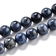 Natural Dumortierite Quartz Beads Strands, Round, 12.5mm, Hole: 1.2mm, about 32pcs/strand, 15.28''(38.8cm)(G-O199-07E)