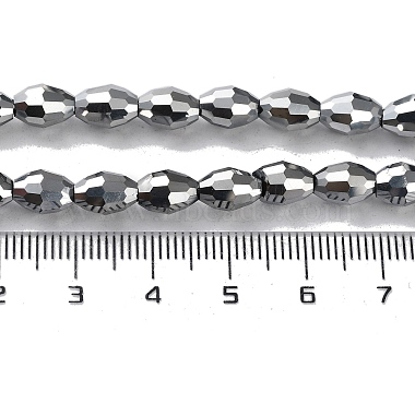 Abalorios de vidrio electroplate hebras(GC881Y-2)-3