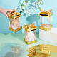 10Pcs Rectangle Clear Plastic Gift Packing Boxes with Paper Top and Bottom(CON-WH0099-96B)-3