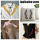 4Pcs 2 Styles Computerized Embroidery Polyester Cloth Patches(DIY-NB0014-40)-5