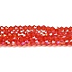 transparentes perles de verre de galvanoplastie brins(GLAA-F029-4mm-A14)-1