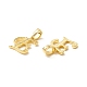 Rack Plating Eco-Friendly Brass Letter Pendants(KK-K265-02G-E)-2