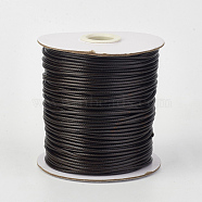 Eco-Friendly Korean Waxed Polyester Cord, Coconut Brown, 0.8mm, about 174.97 yards(160m)/roll(YC-P002-0.8mm-1111)