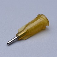 Plastic Fluid Precision Blunt Needle Dispense Tips, Dark Goldenrod, Needle: 1.6mm, 24x7.5mm(TOOL-WH0016-06J)