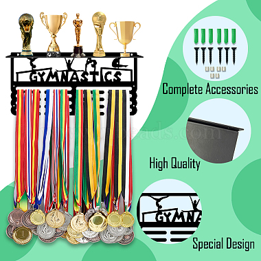 Iron Medal Holder & Tray(AJEW-WH0394-010)-2