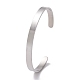 Bracelet manchette ouvert en acier inoxydable anti-ternissement 304(BJEW-G653-01P-02)-3