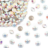 Preciosa&reg MAXIMA Crystal Round Stones, Czech Crystal, Dura Foiling, Round(431 11 615 Chaton), 00030 200 Crystal AB, SS45(9.85~10.2mm)(X-PRC-RBSS45-00030-200)