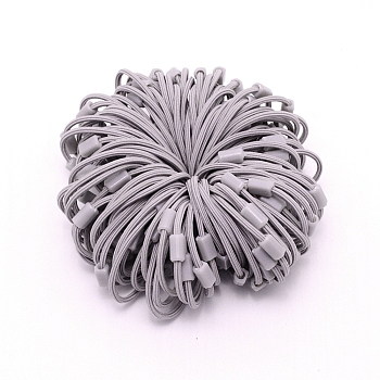 Girls Hair Accessories, Ponytail Holder, Elastic Hair Ties, with Resin Beads, Lavender, Inner Diameter: 35mm