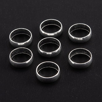 304 Stainless Steel Linking Rings, Ring Shape, Silver, 6.5x2mm